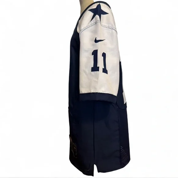 Men's Cole Beasley Dallas Cowboys Game Throwback Alternate Jersey - Navy Blue